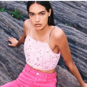 Pink Zara Crop Top